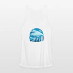 A cityscape made of clouds.