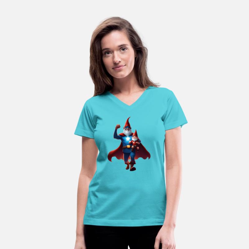 A Father's Day Gnome as a superhero dad