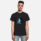 a large water droplet encasing planet Earth