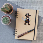 A pixel art of a Pirate