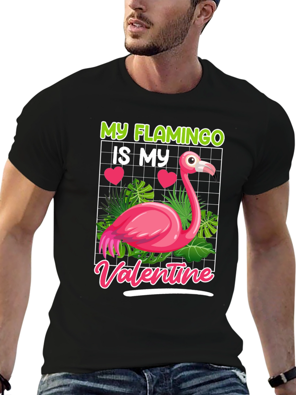 My Flamingo is My Valentine T-Shirt