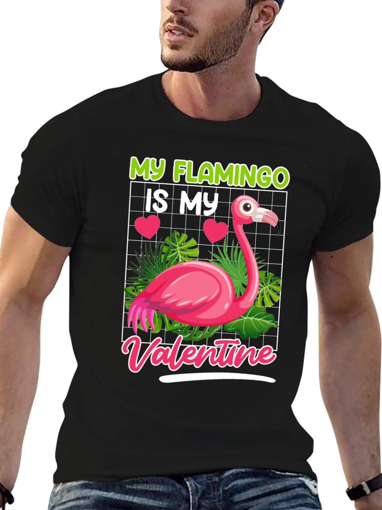 My Flamingo is My Valentine T-Shirt