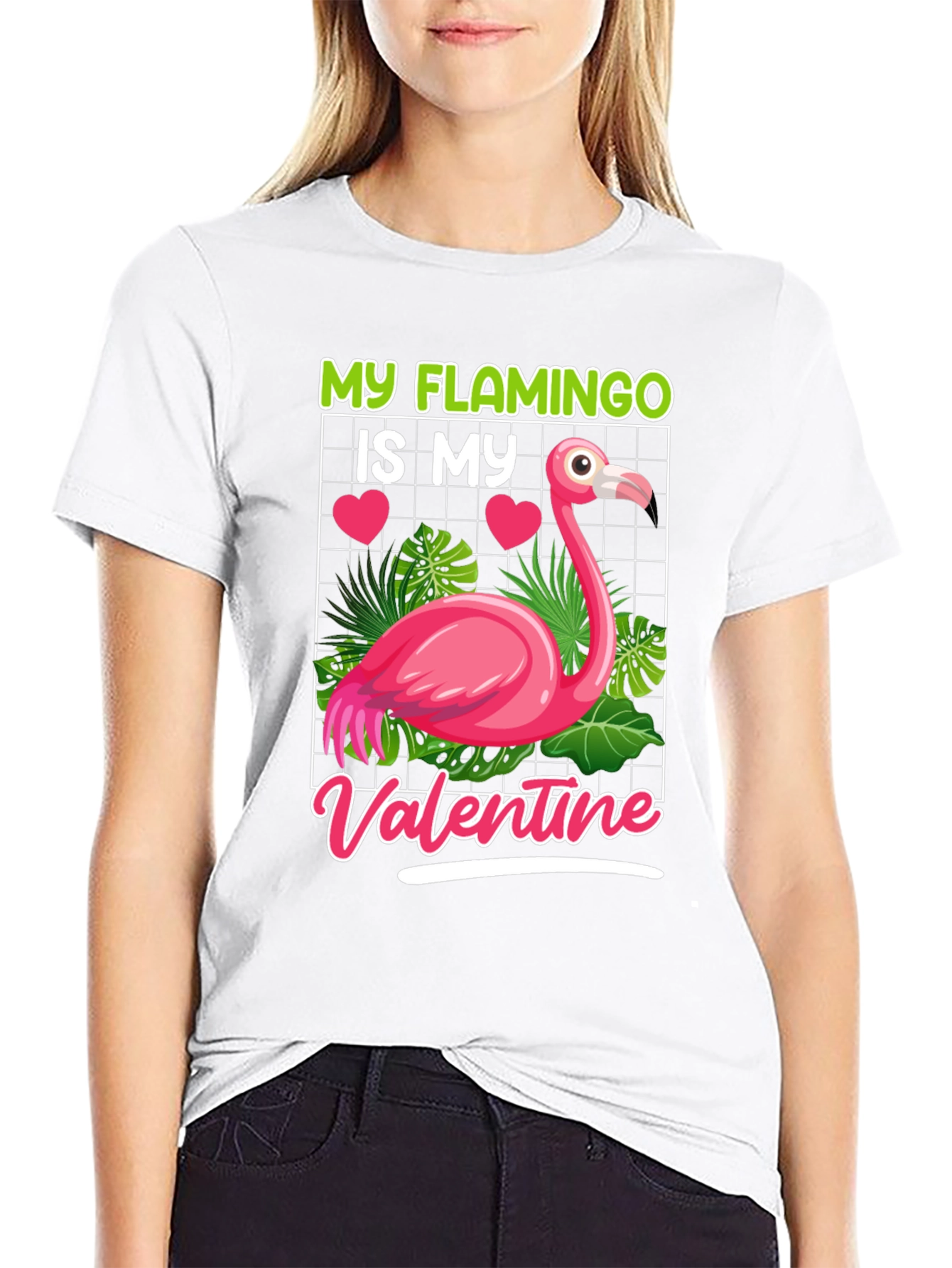 My Flamingo is My Valentine T-Shirt