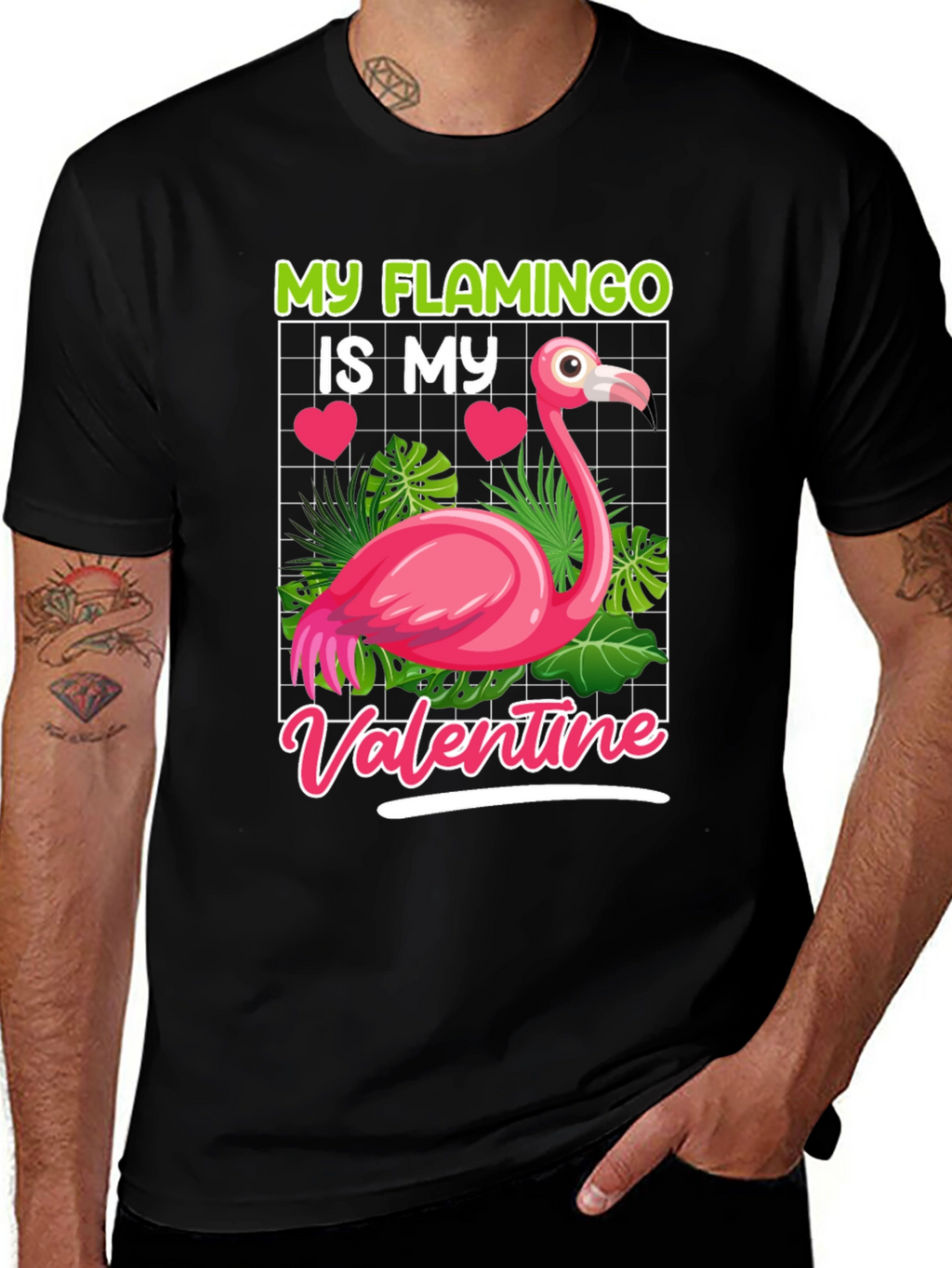 My Flamingo is My Valentine T-Shirt