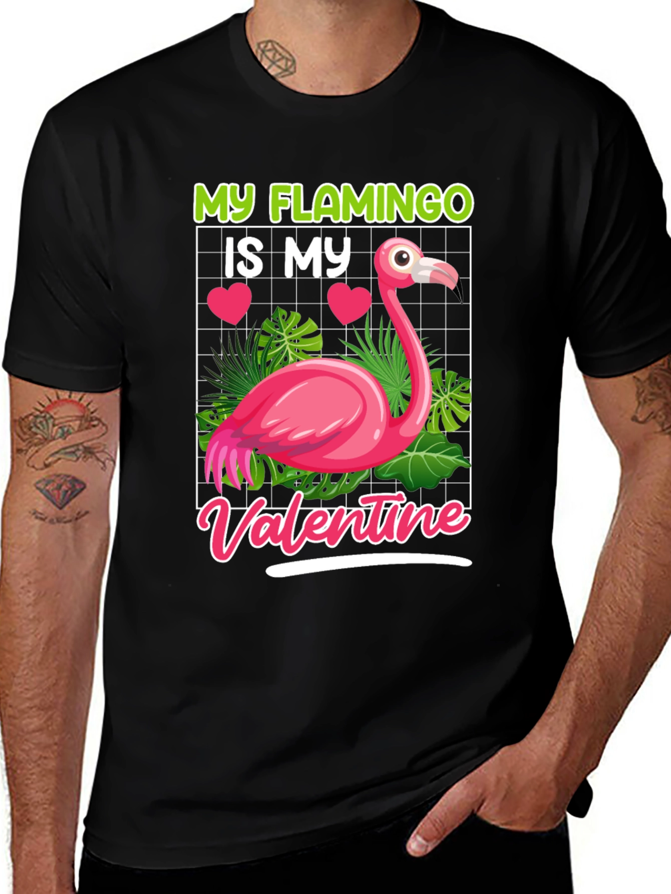 My Flamingo is My Valentine T-Shirt