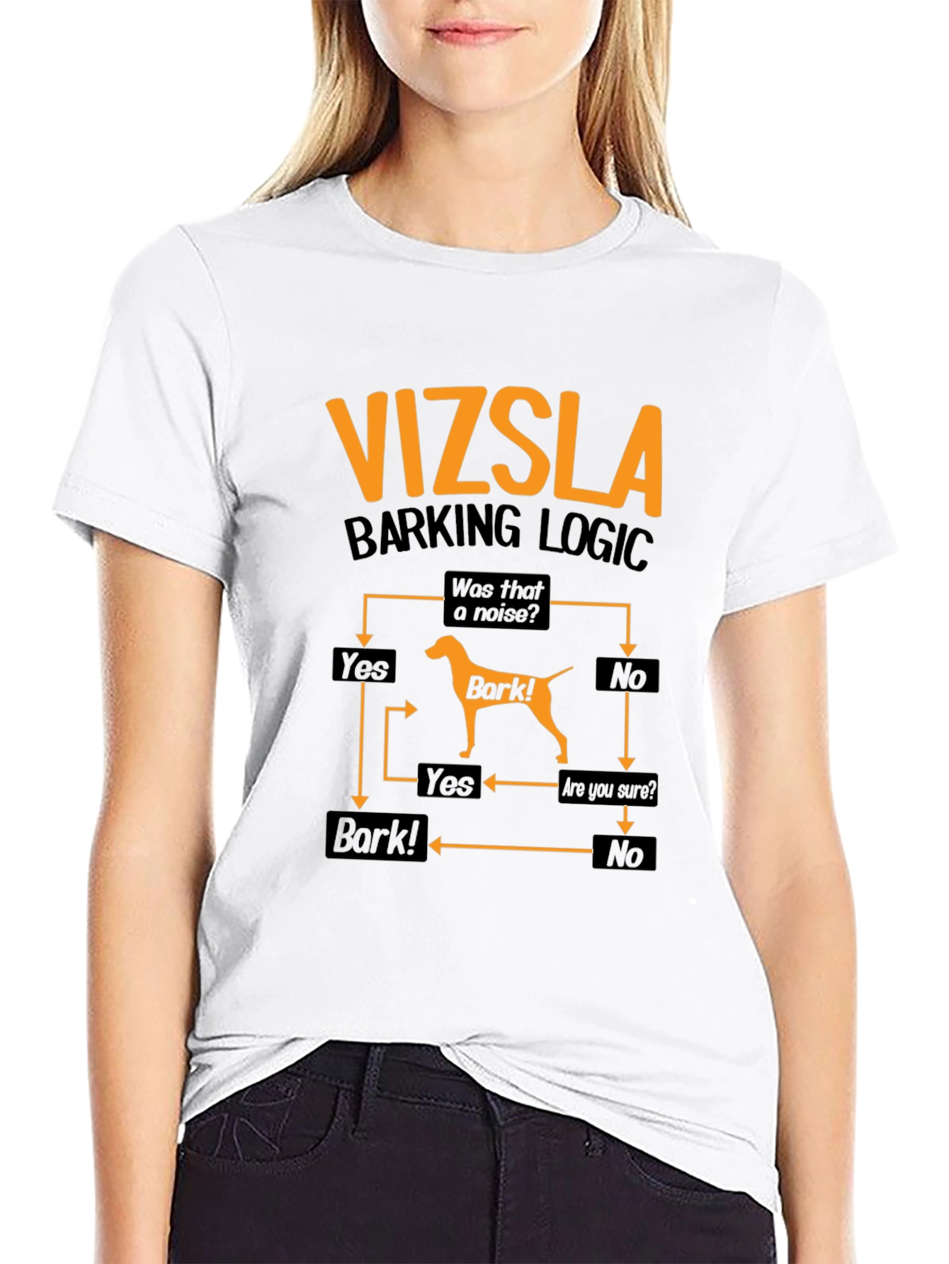 Vizsla Barking Logic T-Shirt