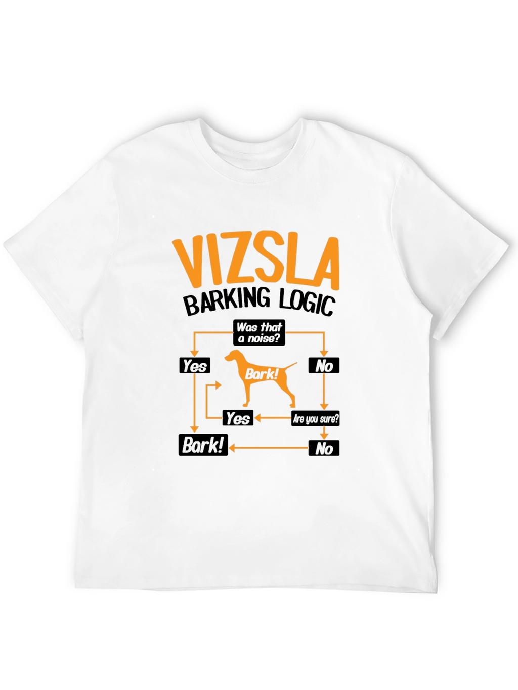Vizsla Barking Logic T-Shirt