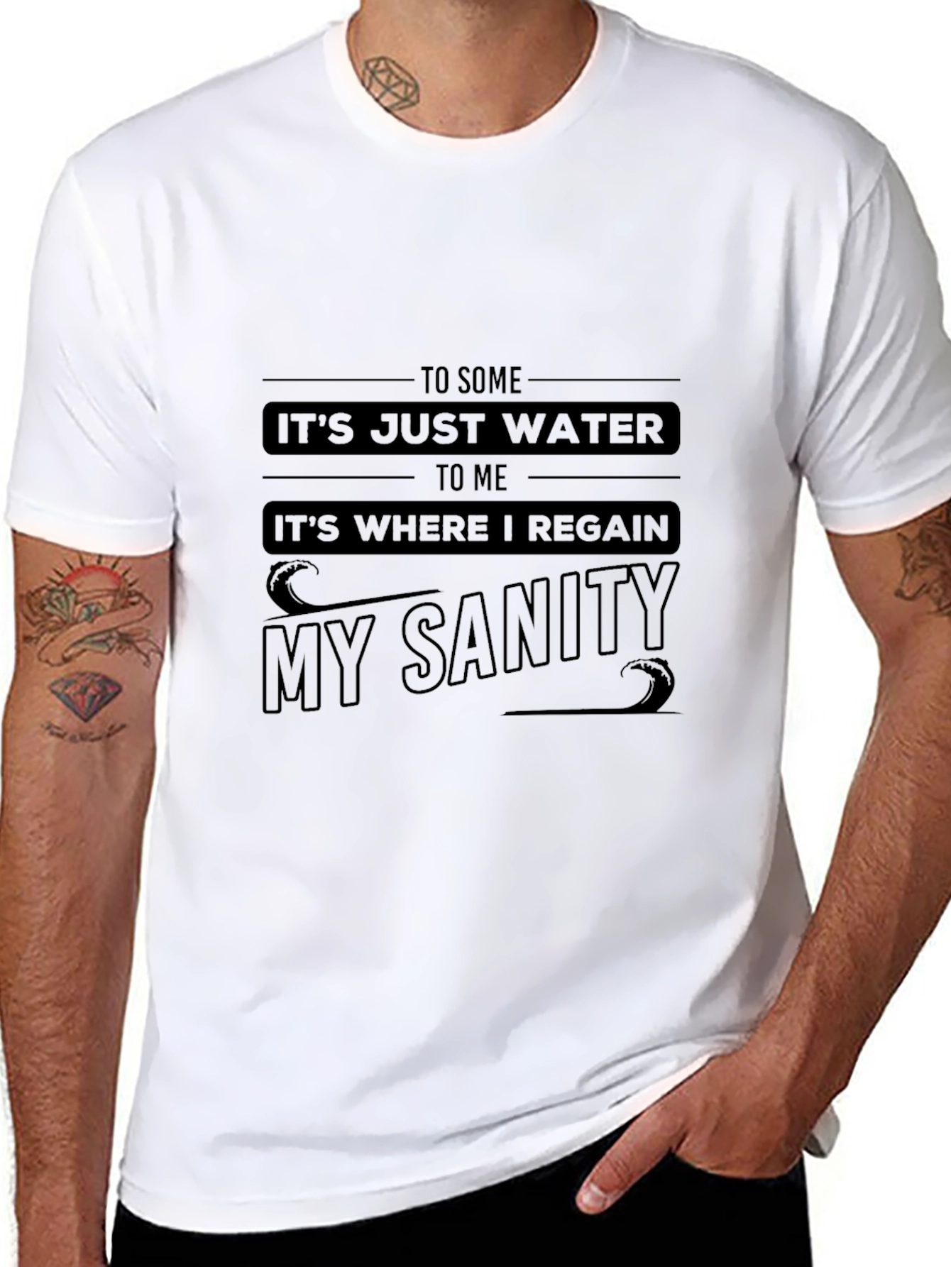 Water Sanity Graphic T-Shirt
