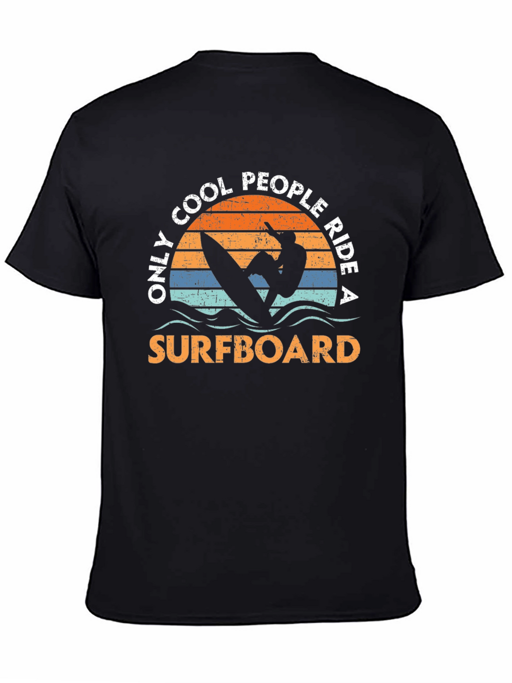Cool People Surfboard Graphic Tee