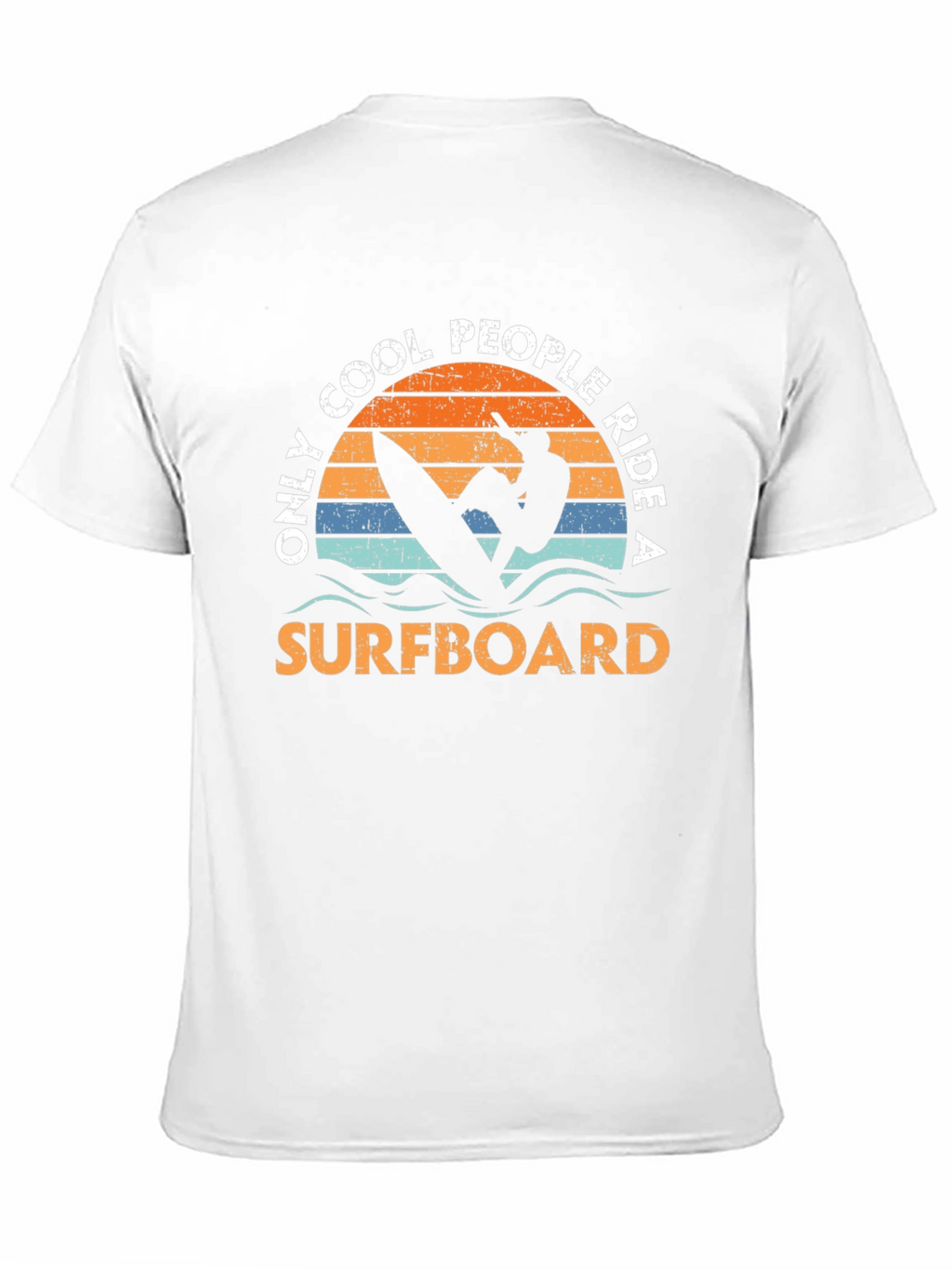 Cool People Surfboard Graphic Tee