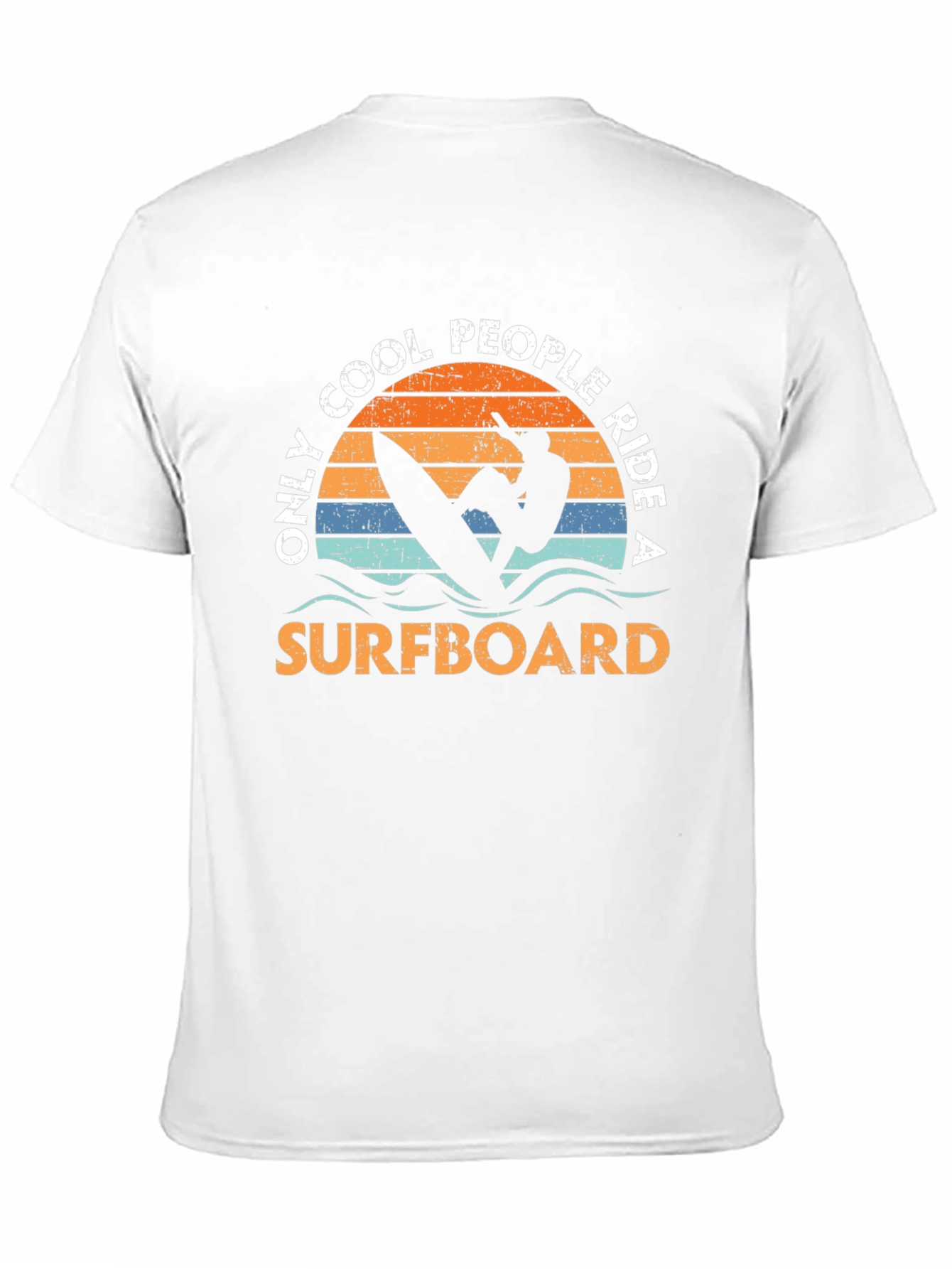 Cool People Surfboard Graphic Tee