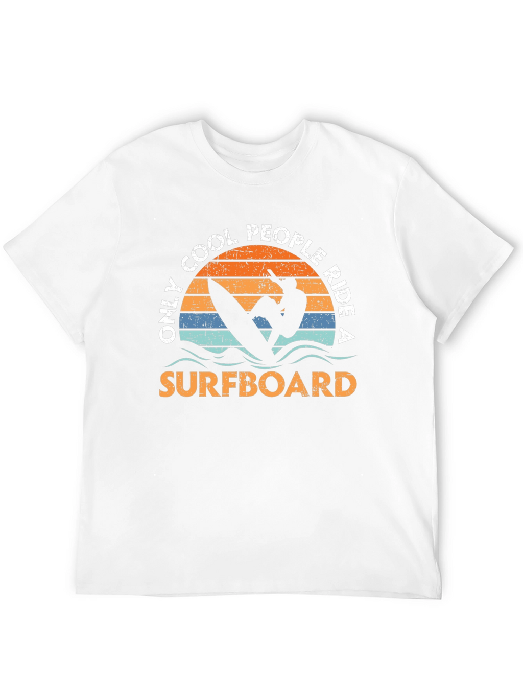 Cool People Surfboard Graphic Tee