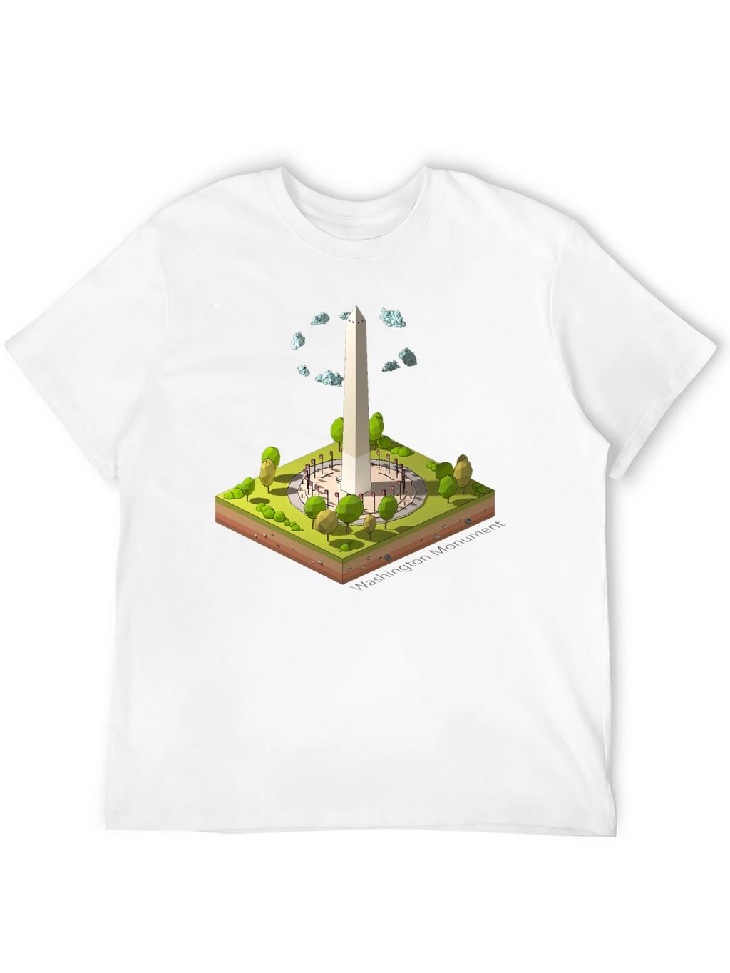 Washington Monument Isometric T-Shirt