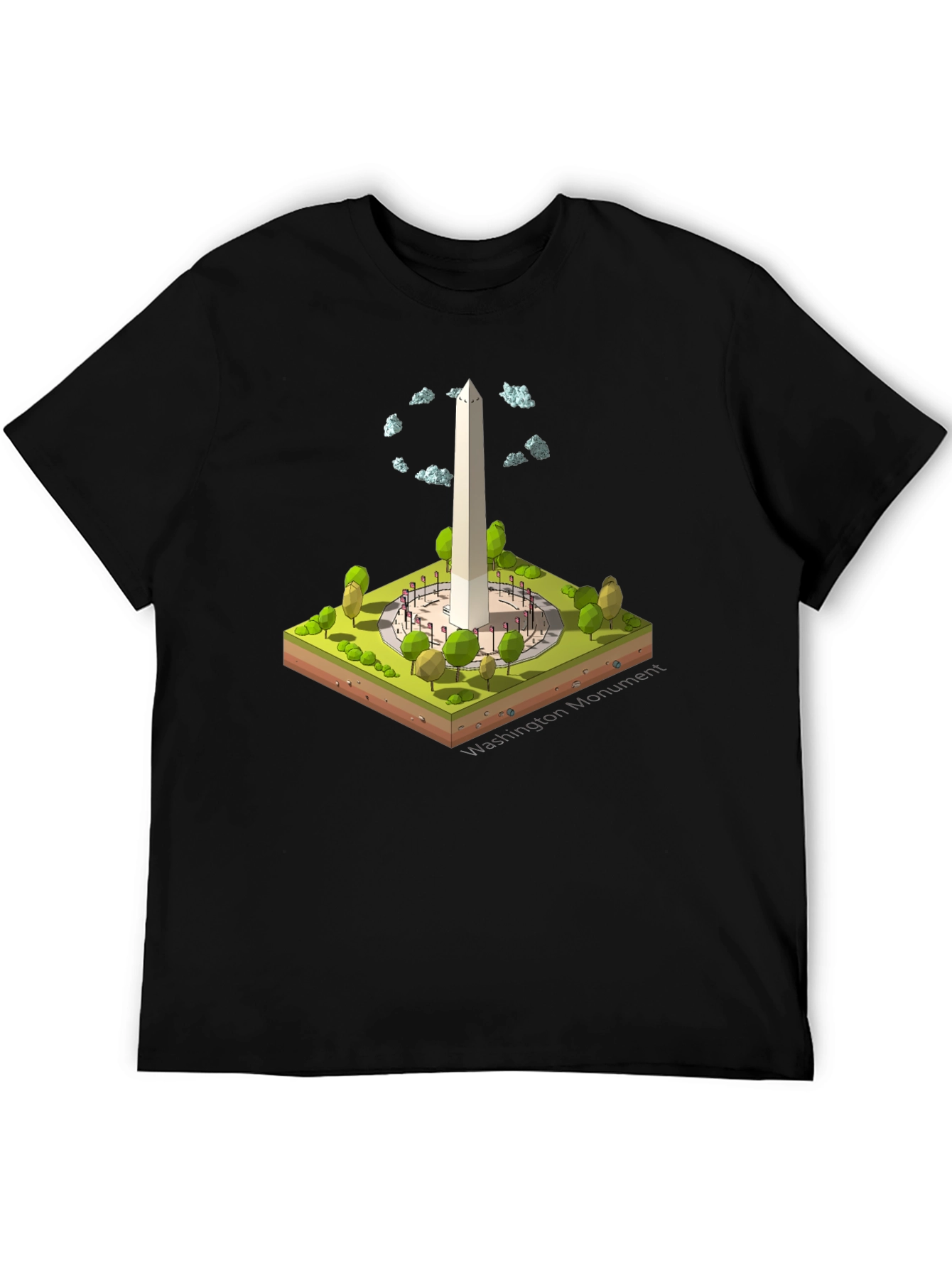 Washington Monument Isometric T-Shirt