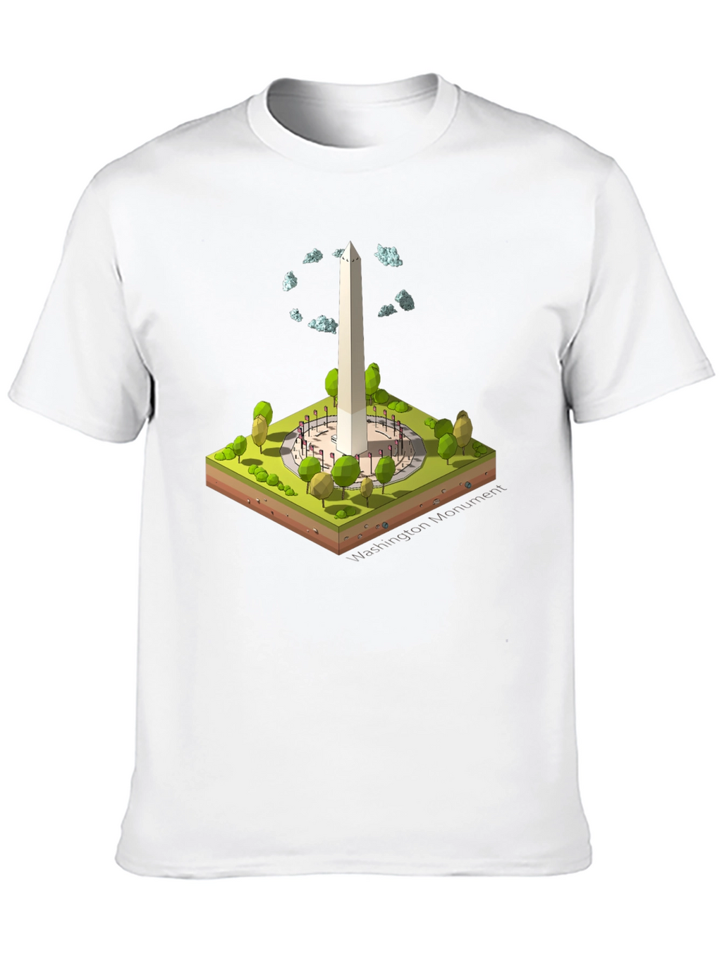 Washington Monument Isometric T-Shirt