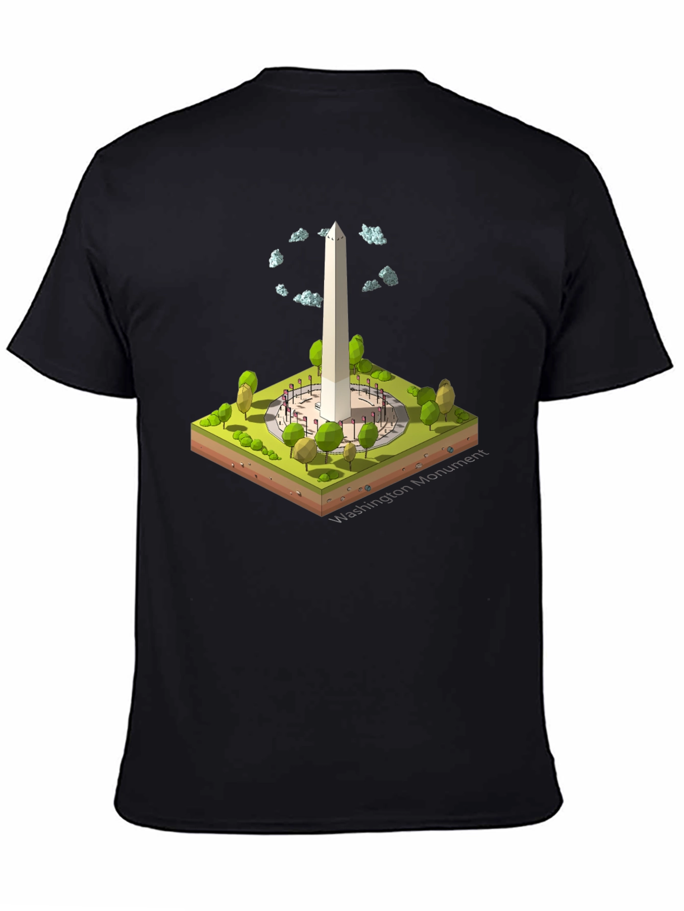 Washington Monument Isometric T-Shirt