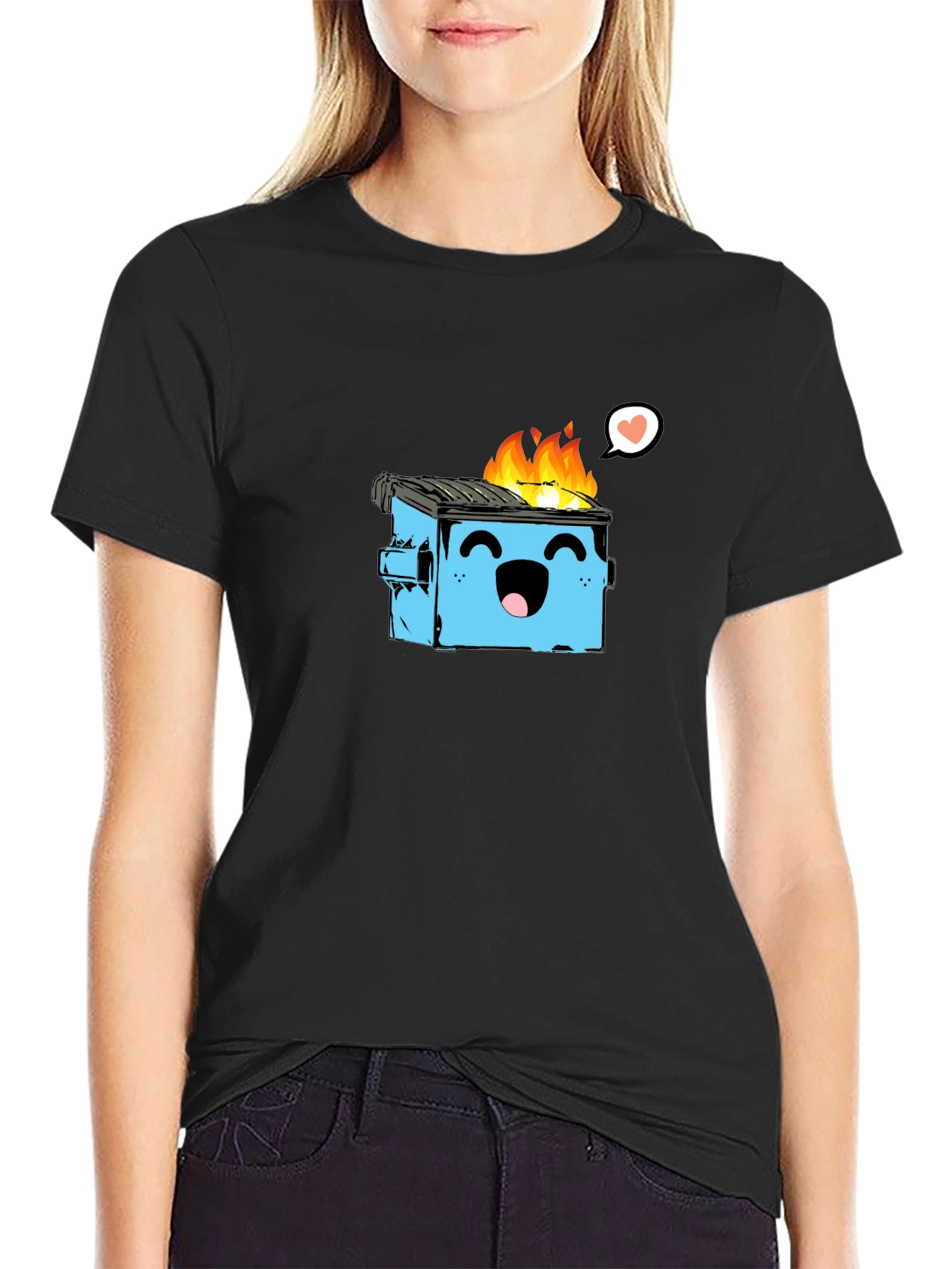 Dumpster Fire T-Shirt - Funny Graphic Tee