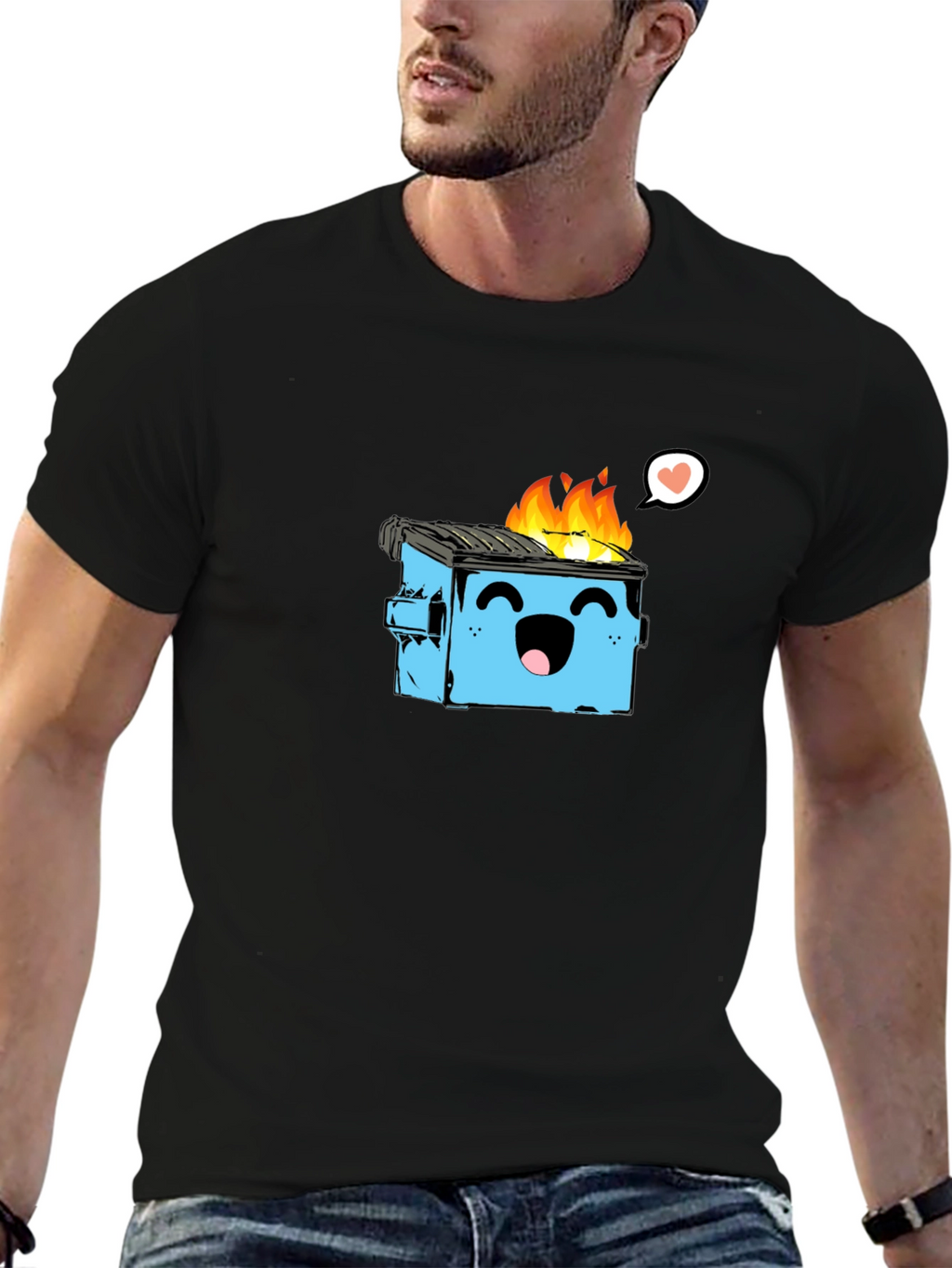 Dumpster Fire T-Shirt - Funny Graphic Tee