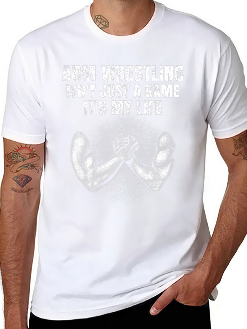 Arm Wrestling Its My Life T-Shirt