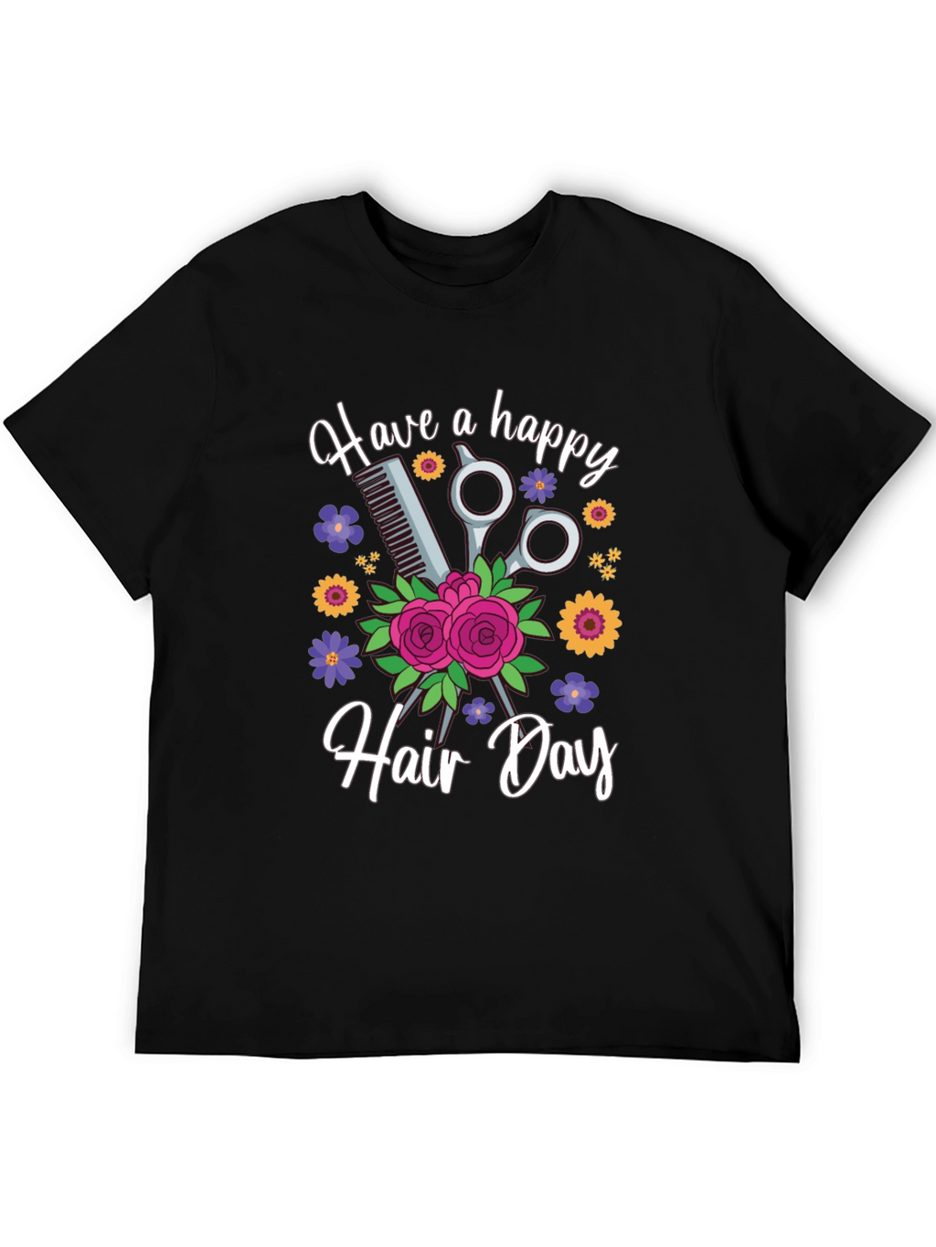 Have a Happy Hair Day Graphic Tee