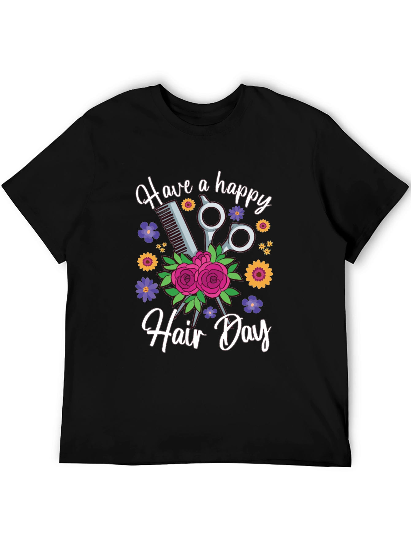 Have a Happy Hair Day Graphic Tee