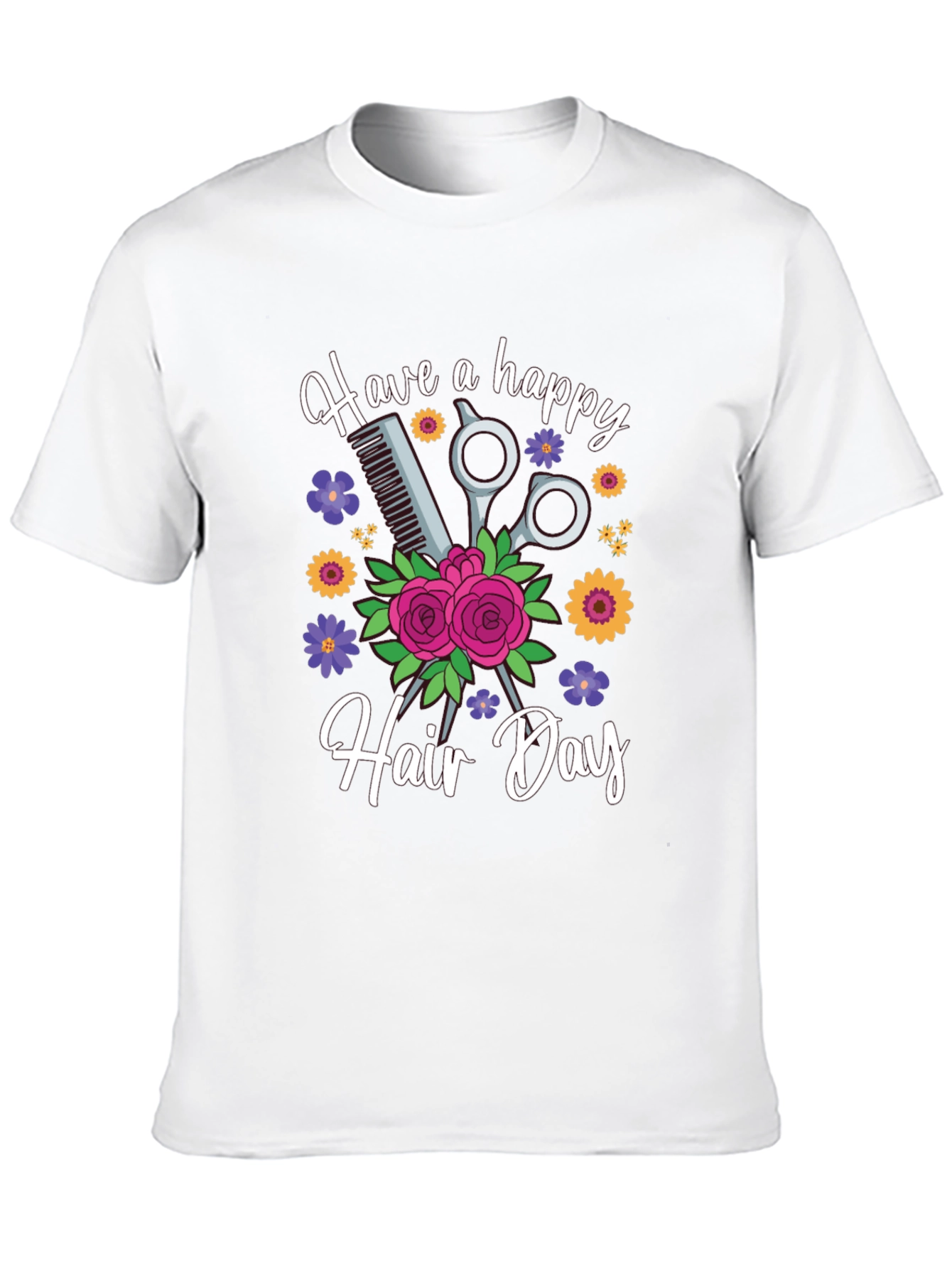 Have a Happy Hair Day Graphic Tee