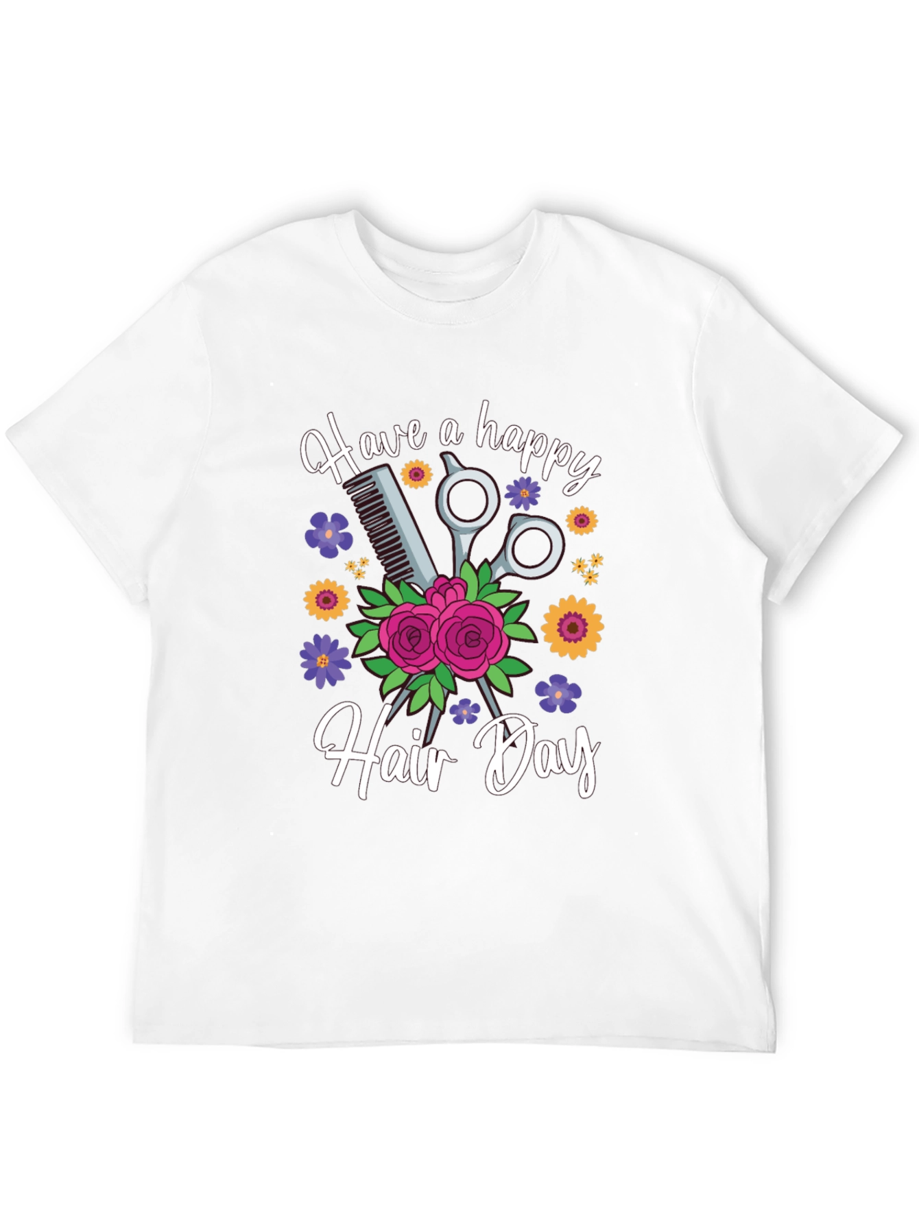 Have a Happy Hair Day Graphic Tee