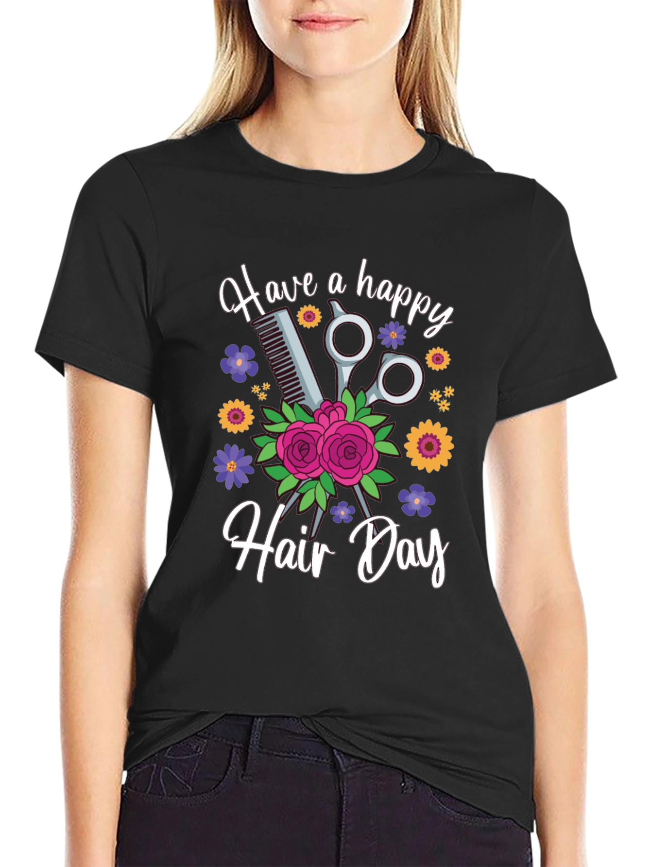 Have a Happy Hair Day Graphic Tee