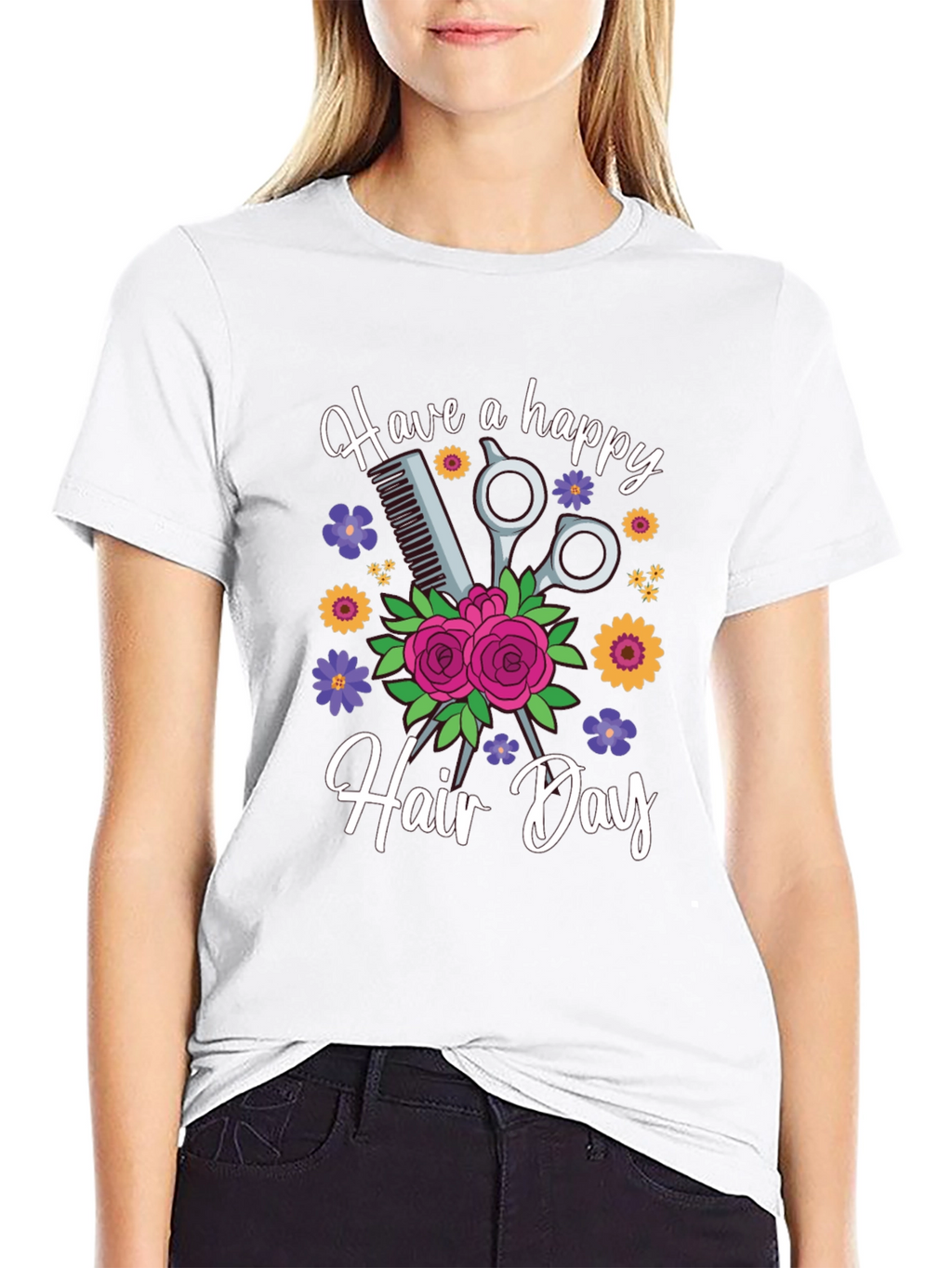 Have a Happy Hair Day Graphic Tee