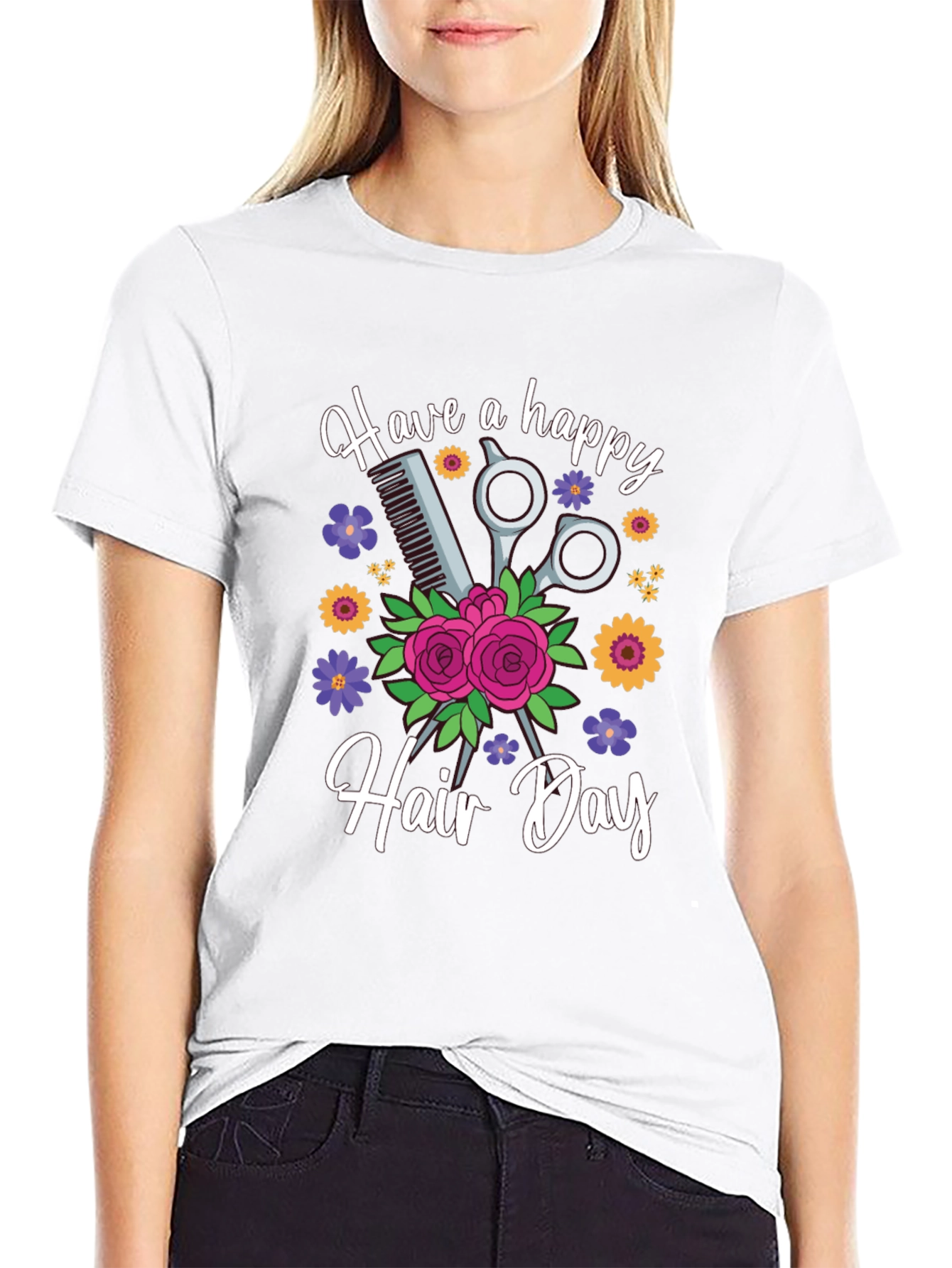 Have a Happy Hair Day Graphic Tee