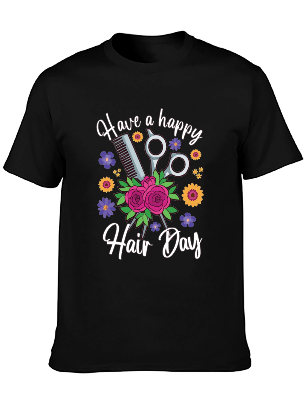 Have a Happy Hair Day Graphic Tee