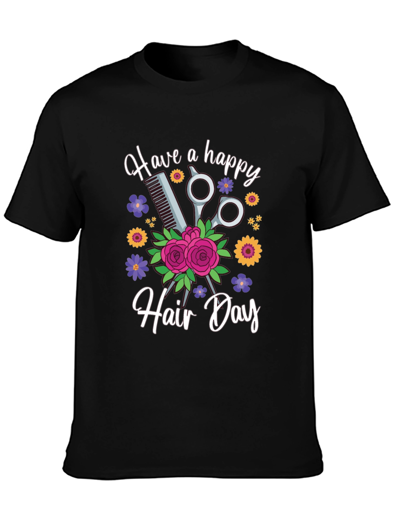 Have a Happy Hair Day Graphic Tee