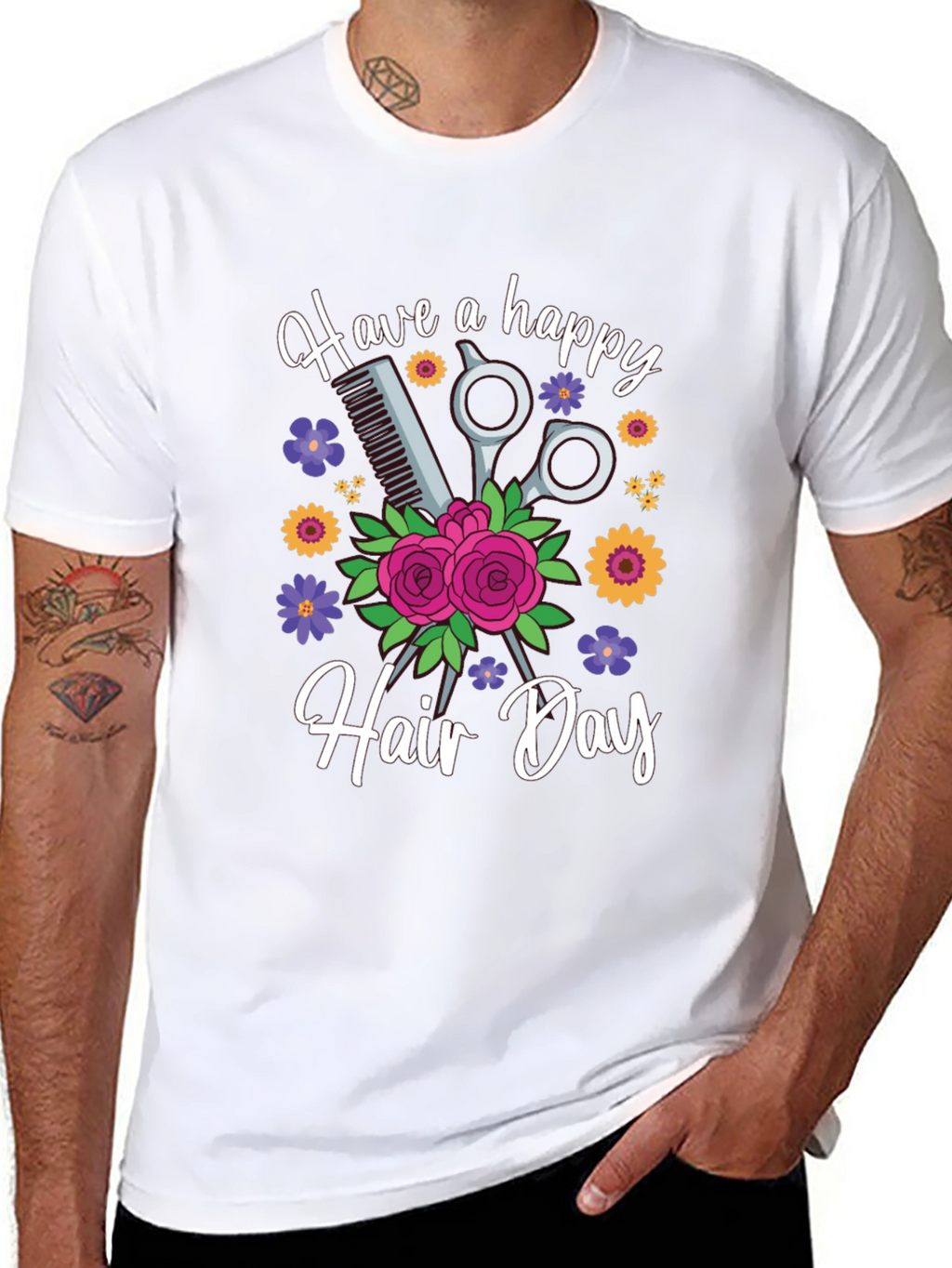 Have a Happy Hair Day Graphic Tee