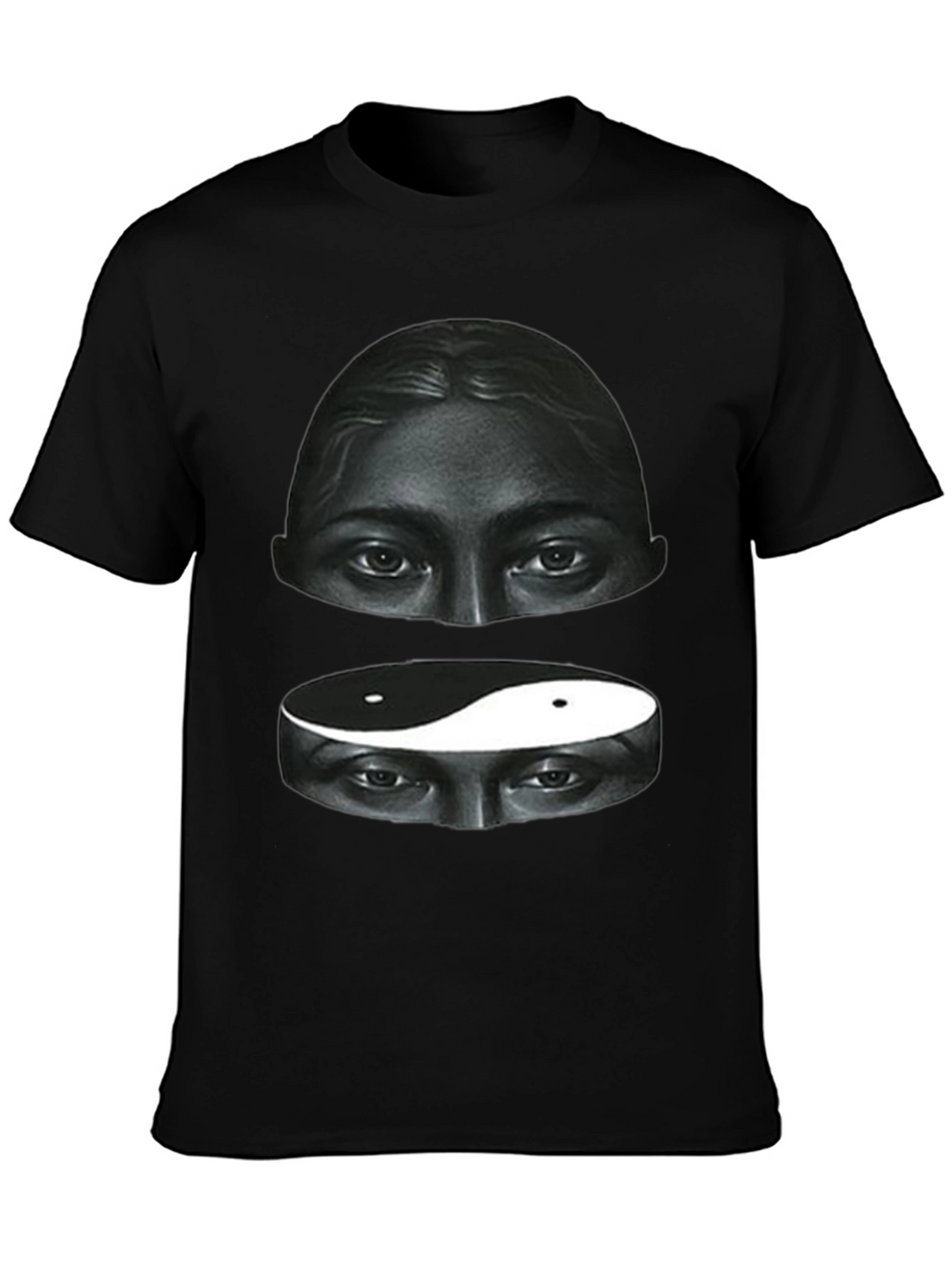 Yin Yang Eyes Graphic Tee - Soft Cotton Blend