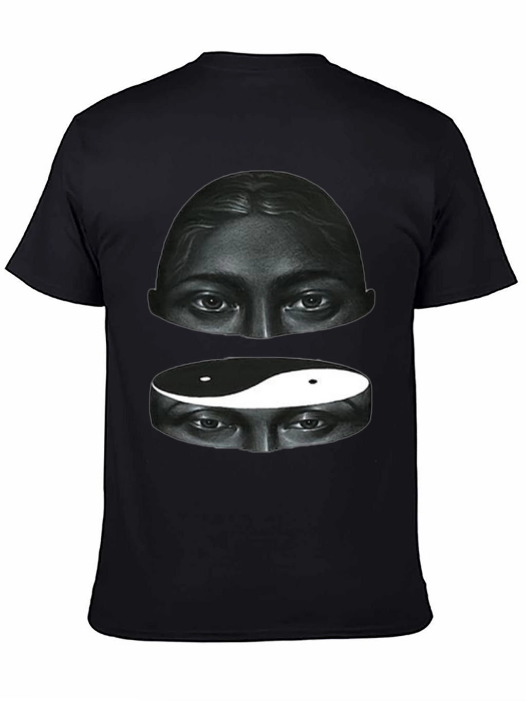 Yin Yang Eyes Graphic Tee - Soft Cotton Blend