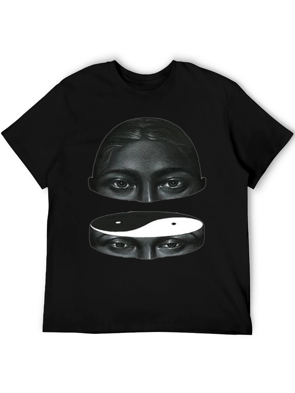 Yin Yang Eyes Graphic Tee - Soft Cotton Blend