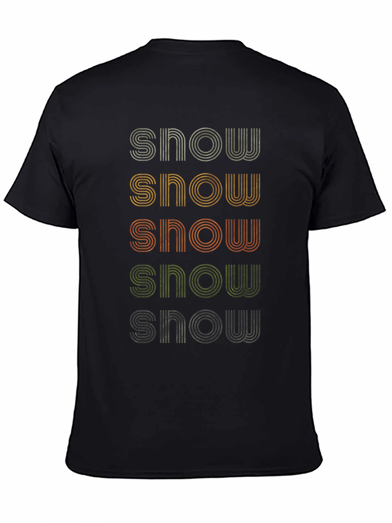 Retro Snow Graphic Tee - Vintage Inspired Design
