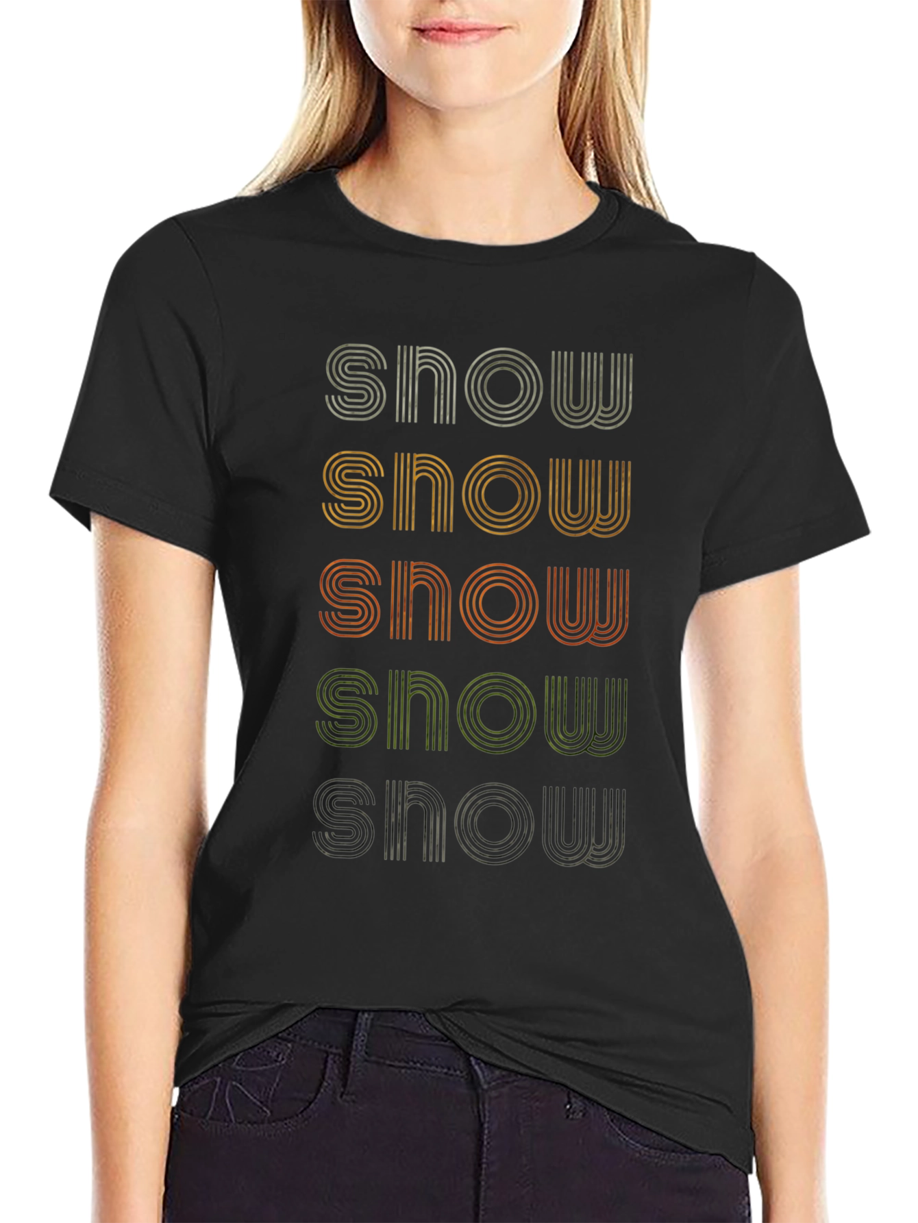 Retro Snow Graphic Tee - Vintage Inspired Design