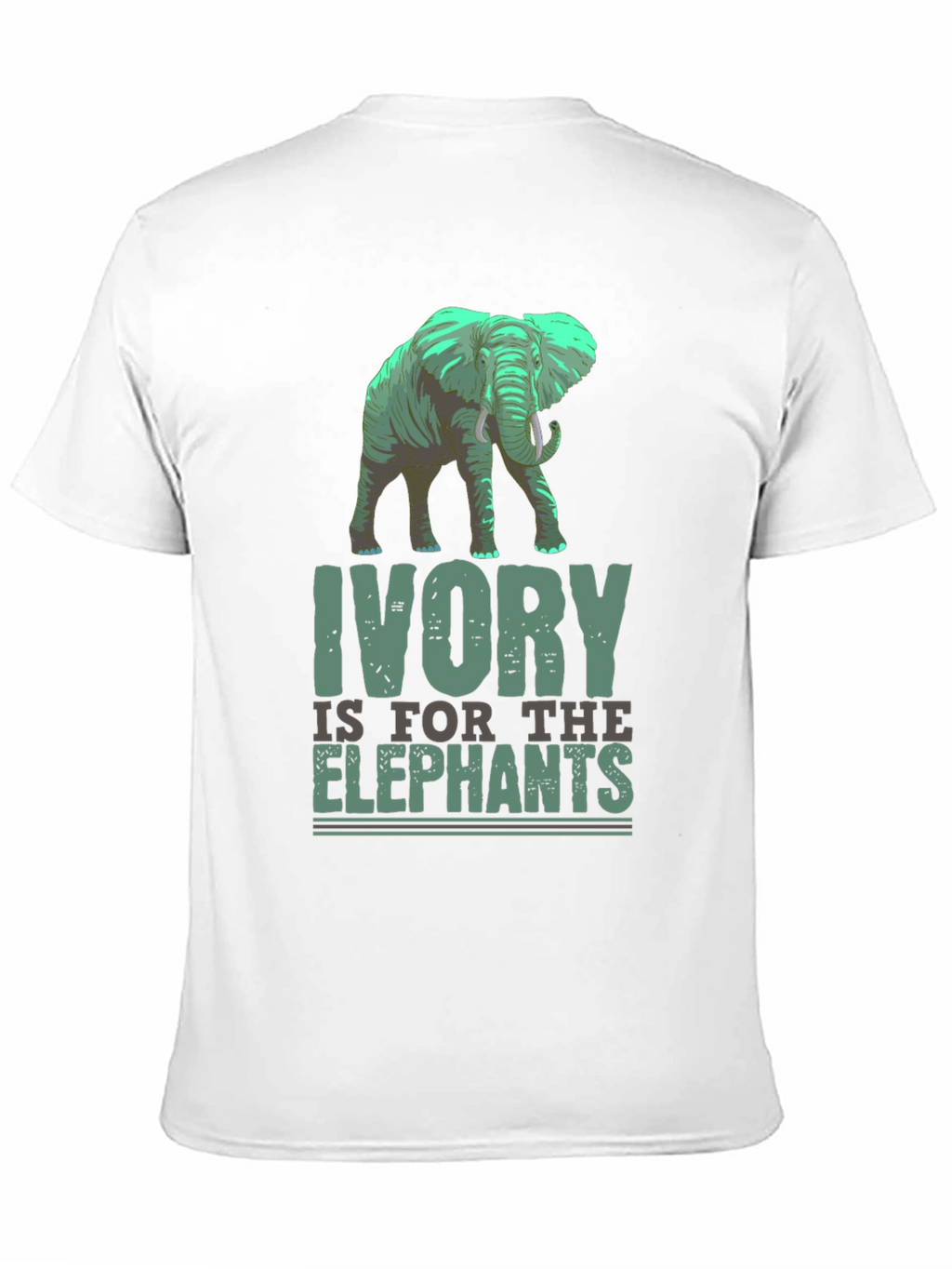 Ivory is for the Elephants Graphic T-Shirt
