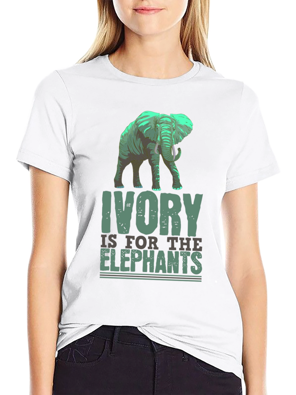Ivory is for the Elephants Graphic T-Shirt