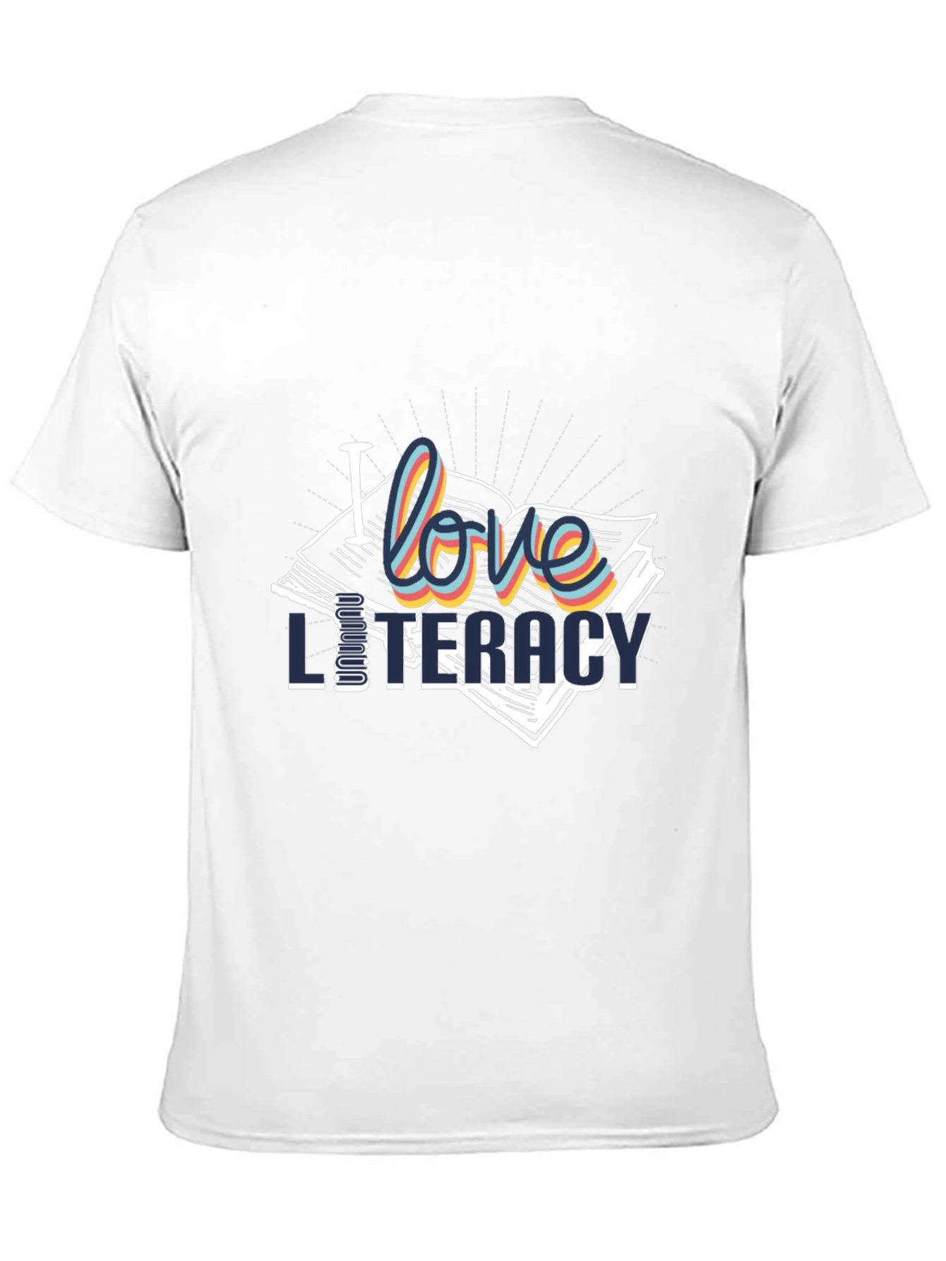 I Love Literacy T-Shirt | Stylish Book Lover Tee