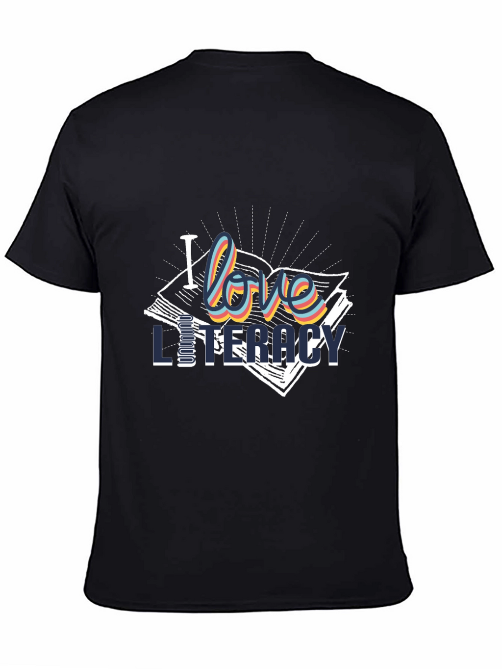 I Love Literacy T-Shirt | Stylish Book Lover Tee