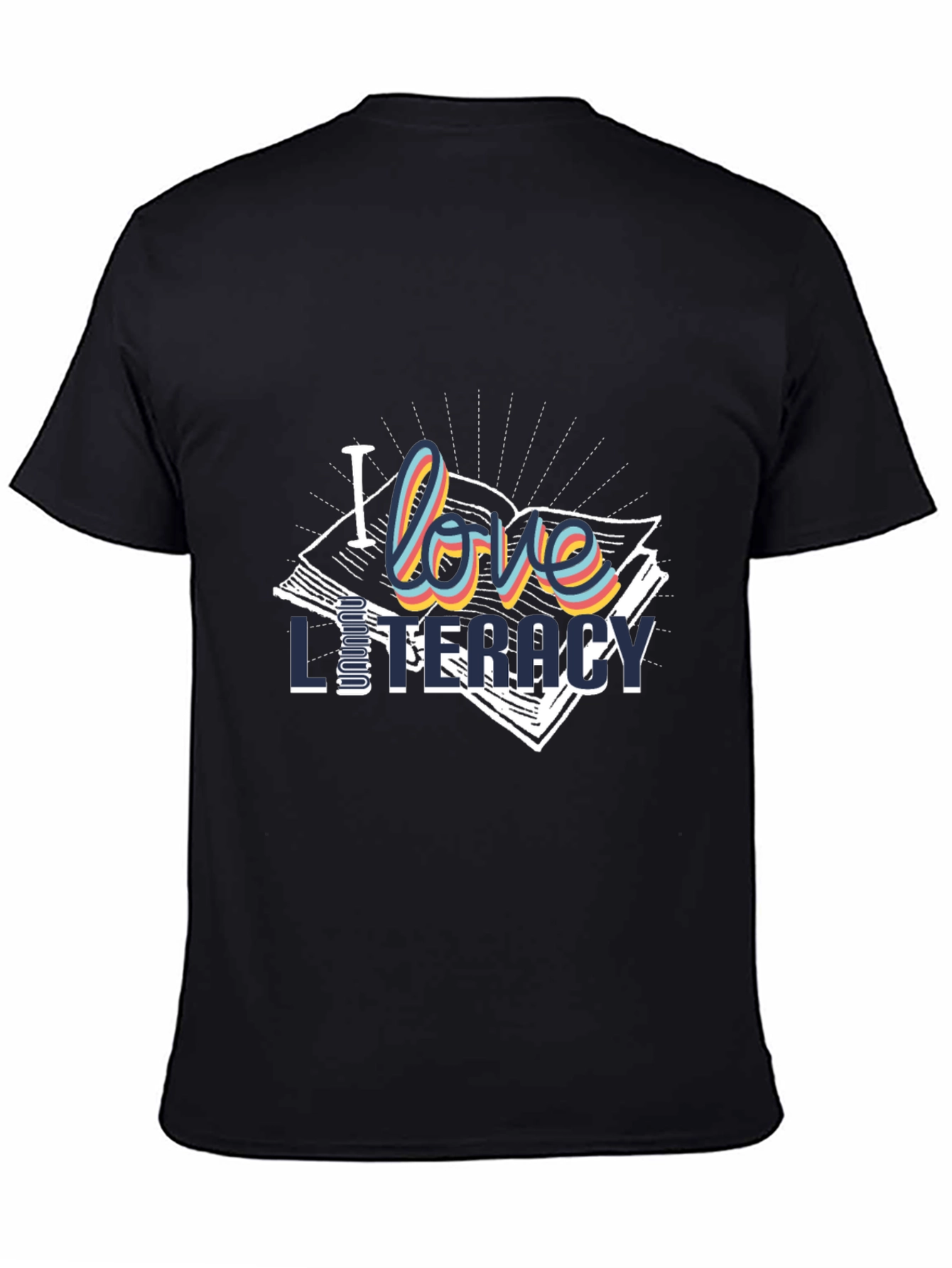 I Love Literacy T-Shirt | Stylish Book Lover Tee