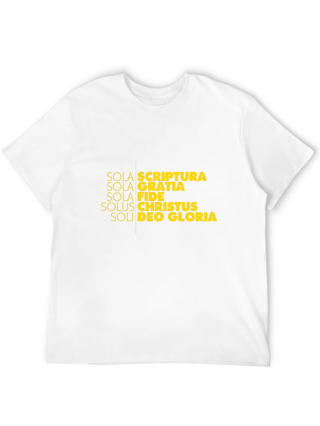 Sola Scriptura Christian T-Shirt