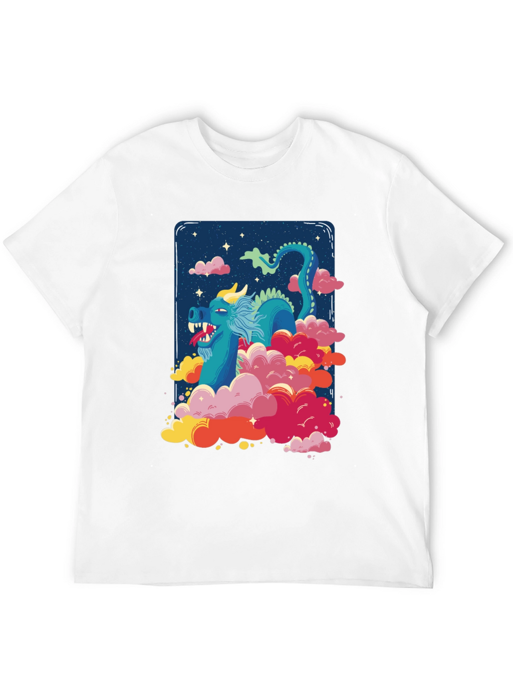 Dragon in the Clouds Graphic Tee