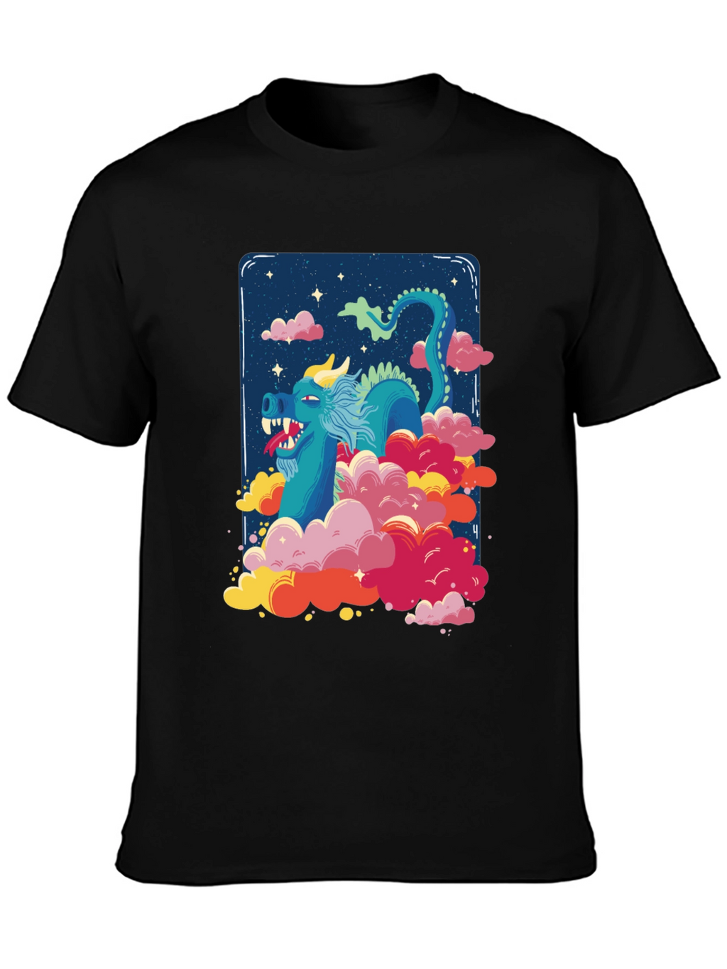 Dragon in the Clouds Graphic Tee