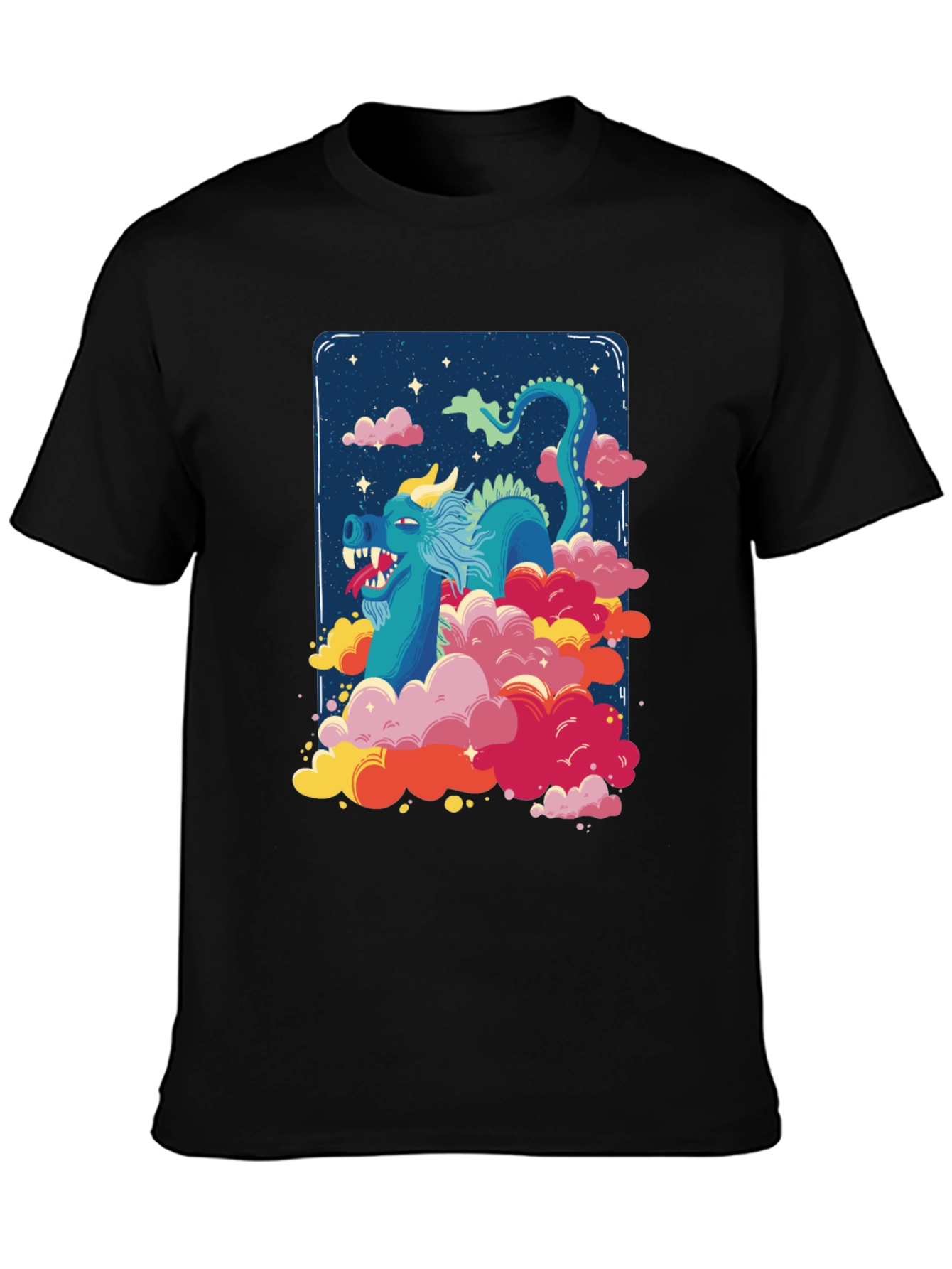Dragon in the Clouds Graphic Tee