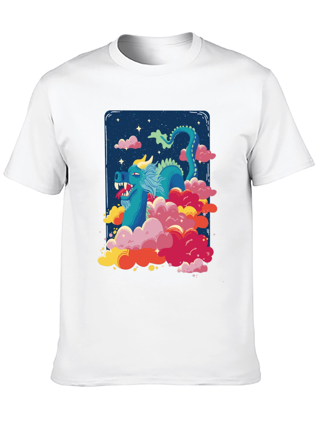 Dragon in the Clouds Graphic Tee