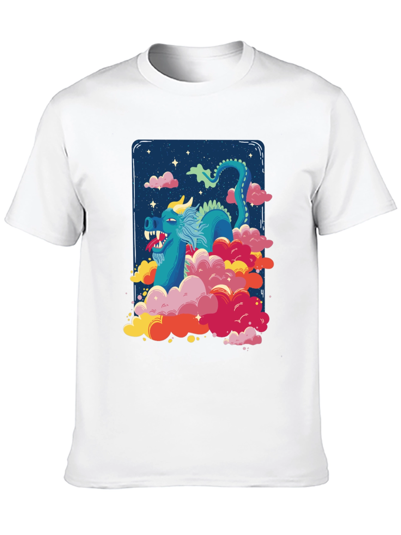 Dragon in the Clouds Graphic Tee