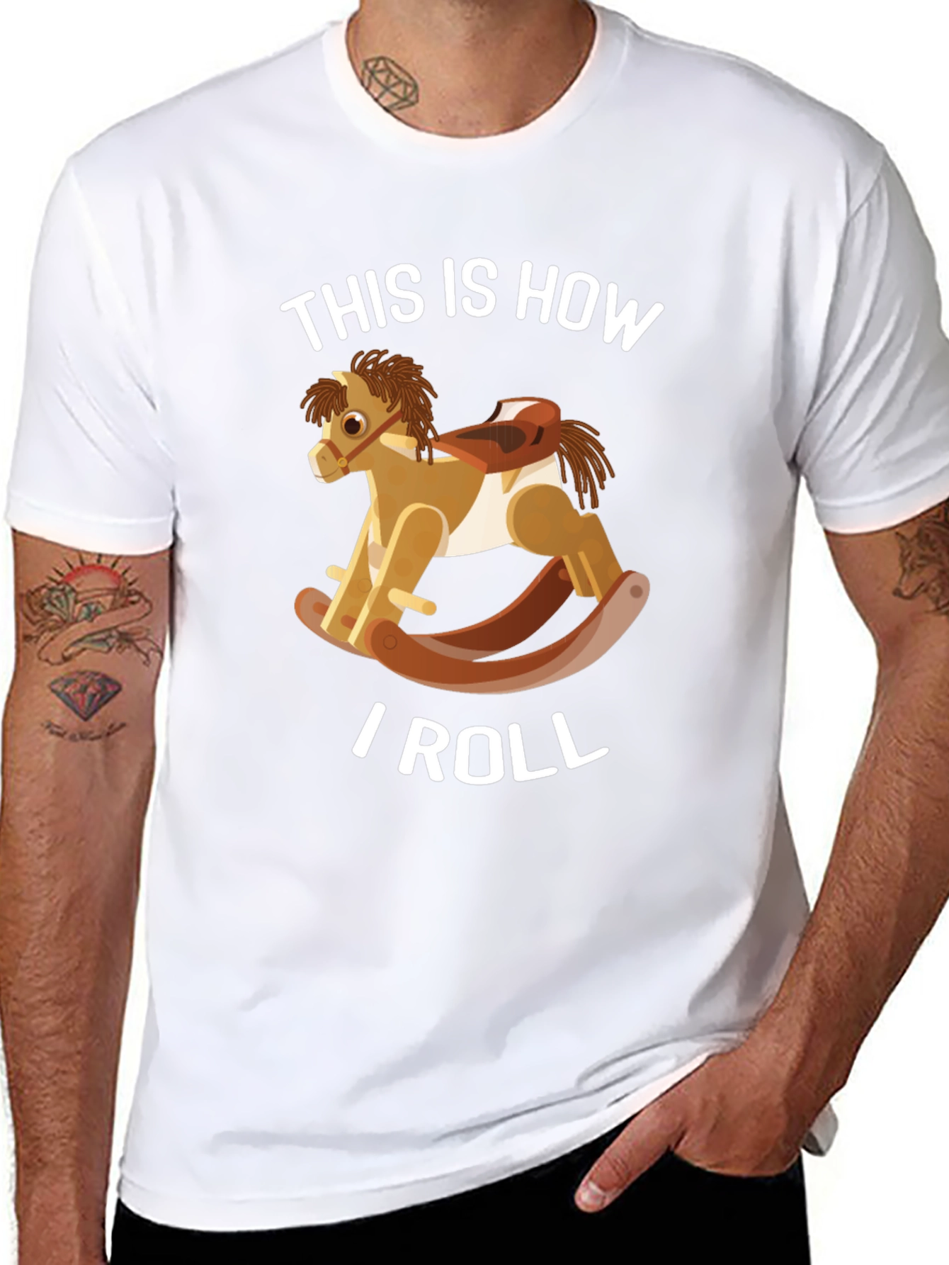 Funny Rocking Horse T-Shirt - This Is How I Roll!